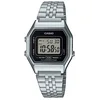 Bild von CASIO VINTAGE Chronograph LA680WEA-1EF, Quarzuhr, Armbanduhr, Damenuhr, Edelstahlarmband, digital