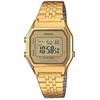 Bild von CASIO VINTAGE Chronograph LA680WEGA-9ER, Quarzuhr, Armbanduhr, Damenuhr, Digitaluhr, Edelstahlarmband