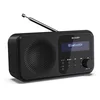 Bild von Sharp DR-P420 Tokyo schwarz Digitalradio (DAB) (DAB+, UKW (FM), Tragbares Digitalradio, Bluetooth Lautsprecher, Dual-Alarm)