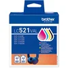 Bild von Brother LC521VAL Tintenpatrone (Set)