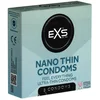 Bild von EXS Kondome Nano Thin - superdünne Kondome mit der dünnsten Wandstärke Packung mit, 3 St., extra dünne Kondome für echtes Gefühl, samtige Oberfläche, perfekte Wärme-Übertragung