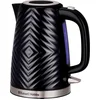 Bild von RUSSELL HOBBS Wasserkocher Groove Black 26380-70, 1,7 l, 2400 W, Edelstahl, Schnellkochfunktion, Perfect-pour-Ausgustülle, Kalkfilter