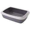 Bild von Nobby Katzentoilette Katzentoilette mit Rand Iriz grau