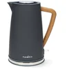 Bild von Nedis Wasserkocher KAWK510E, 1.7 l, 2200,00 W, Edelstahl & Soft-Touch, schnell kochend, 360° drehbar inkl. Kalkfilter