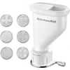 Bild von KitchenAid Nudelvorsatz 5KSMPEXTA, Zubehör für KitchenAid-Küchenmaschine Mini 3,3 Liter 5KSM3311X - Classic 4,3 Liter 5K45SS - Ultra Power 4,3 Liter KSM90. Artisan 4,8 Liter: KSM125, KSM150, 5KSM156, 5KSM175PS, 5KSM185PS. Artisan 6,9 Liter 5KSM7580X- Heavy Duty 4,8 Liter 5KPM5 - Heavy Duty 6,9 Liter 5KSM7591X Professional 6,9 Liter 5KSM7990X, Gourmet-Röhrennudelvorsatz