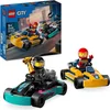 Bild von LEGO® Go-Karts mit Rennfahrern (60400), LEGO City Konstruktionsspielsteine, (99 St), Made in Europe