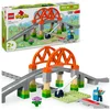 Bild von LEGO® Eisenbahnbrücke und Schienen   Erweiterungsset (10426) Konstruktionsspielsteine, (42 St), LEGO DUPLO Town, Made in Europe