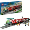 Bild von LEGO® Straßenbahn mit Haltestelle (60423), LEGO City Konstruktionsspielsteine, (811 St), Made in Europe