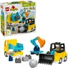Bild von LEGO® Baufahrzeuge   3-in-1-Set (10475), LEGO DUPLO Town Konstruktionsspielsteine, (22 St), Made in Europe