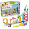 Bild von LEGO® Kreative Sprungschanzen mit kleinen Flitzern 3-in-1-Set (10478) Konstruktionsspielsteine, (111 St), LEGO DUPLO Town, Made in Europe