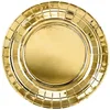 Bild von partydeco Pappteller, Pappteller rund 18cm gold 6er Set