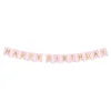 Bild von partydeco Wimpelkette, Happy Birthday Girlande 15x175cm rosa