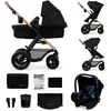 Bild von Kinderkraft Kombi-Kinderwagen MOOV 2 Air 3IN1, (Set), mit Luftreifen