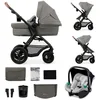 Bild von Kinderkraft Kombi-Kinderwagen MOOV 2 Air 3IN1, (Set), mit Luftreifen
