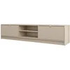 Bild von MIRJAN24 TV-Schrank Tireno 2K (mit zwei Klappen) Aluminiumgriff in der Farbe Gold