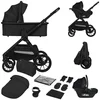 Bild von lionelo Kombi-Kinderwagen LAYLA 3IN1, (Set), 3D-Panoramabelüftung/ XXL-Sitz/ komfortable Federung