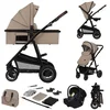 Bild von lionelo Kombi-Kinderwagen Amber 3in1, (Set), 3in1/babyschale 0-13kg/Tasche/Moskitonetz/Regenschutz/Boho