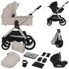 Bild von lionelo Kombi-Kinderwagen LAYLA 3IN1, (Set), 3D-Panoramabelüftung/ XXL-Sitz/ komfortable Federung