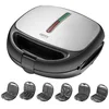 Bild von Camry Sandwichmaker CR3057 Backgerät 6in1 Sandwich-/Omelettmaker/Grill/Waffeisen/Nußbäcker
