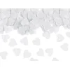 Bild von partydeco Streudeko, Konfetti Herzen 1,6x1,6cm 15g weiß