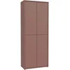 Bild von FORTE Schuhschrank Alice Springs, Schuhschrank, Höhe 191,9 cm, 4 Türen, viel Platz (B/H/T 74,5/191,9/34,9 cm) Stauraumschrank, Mehrzweckschrank, Breite 74,5 cm, mit 8 Böden