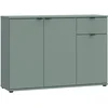 Bild von FORTE Sideboard Ganymede, Sideboard, Stauraum, Schublade, Metallgriffe, 4 Dekore, Breite 119,8cm