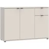 Bild von FORTE Sideboard Ganymede, Sideboard, Stauraum, Schublade, Metallgriffe, 4 Dekore, Breite 119,8cm