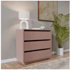 Bild von FORTE Kommode Tahoe Kommode, 3 Schubkästen, grifflos, Stauraum, B/H/T 93,5/86,7/41,4 cm viel Stauraum