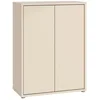 Bild von FORTE Schuhschrank Alice Springs, Schuhschrank, Platz für 15 Paar Schuhe, 2 Türen (B/H/T 74,5/99,1/34,9 cm) Stauraumschrank, Mehrzweckschrank, grifflose Front, Push to open