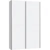 Bild von FORTE Wäscheschrank Ozzula, Mehrzweckschrank, Schwebetürenschrank, Garderobenschrank (B/H/T ca. 120/190,5/42cm, 2 Türen, 6 Einlegeböden) FSC® zertifiziert, variable Inneinteilung, 42cm tief, Made in Europe