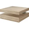 Bild von FORTE Couchtisch, mit Funktion, drehbare Tischplatte, Breite ca. 78x78 cm