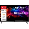 Bild von Sharp 4T-C43HPx QLED-Fernseher (108 cm/43 Zoll, 4K Ultra HD, Smart-TV, Google TV)