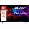 Bild von Sharp 4T-C55HP_ QLED-Fernseher (139 cm/55 Zoll, 4K Ultra HD, Smart-TV, Google TV)