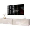 Bild von Lookway TV-Schrank COLGANTE KASCHMIR GLOSS 200 cm Hängeschrank mit Led Beluchtung (2x TV-Schrank) 200x40x36 cm