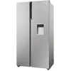 Bild von Haier Side-by-Side Front aus Edelstahl HSR5918DWMP, 177.5 cm hoch, 90.8 cm breit, Total NoFrost, Waserdispenser mit Tank, XL-Slim-Line, Multi-Airflow