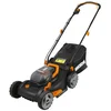 Bild von Worx Akkurasenmäher WG743E, 40 cm Schnittbreite, (Set), 40V/ 2x4Ah 500m², 40cm/20-80mm, 45 Liter