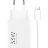 Bild von Xiaomi Xiaomi 33W USB A Ladegerät mit 3A USB C Kabel Weiß Smartphone-Ladegerät