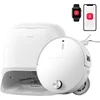 Bild von Roborock Saugroboter Qrevo Curv 2 Pro 25000 Pa HyperForce Saugkraft, 60 W, 100°C Heißwasser-Moppwäsche, mit warmem Wasser den Boden wischen, Dual Anti-Tangle-System, mit Wischfunktion und Wischmopp-Hebefunktion