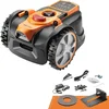 Bild von Lawnmaster Rasenmähroboter OcuMow®16 Rasenmäher Roboter Mähroboter ohne Begrenzungskabel, bis 300 m² Rasenfläche, (1-St., Optik-Navigation, Auto-Ladestation, Verbotene-Zone), Smarte Hindernisvermeidung, Smarte Hindernisvermeidung
