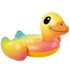 Bild von Intex Badespielzeug Intex 57556NP Aufblasbares Reittier Baby Duck XXL Ente, 147x147x81 cm, XXL Schwimmtier für Kinder