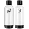 Bild von SodaStream Wassersprudler Flasche fizz & refresh 1 L Kunststoffsprudlerflaschen (schwarz, 2er-Pack), (Set, 2-tlg), spülmaschinengeeignet