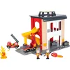 Bild von BRIO® Spiel-Feuerwehrwache BRIO® WORLD, Große Feuerwehrstation mit Einsatzfahrzeug