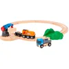 Bild von BRIO® Spielzeug-Eisenbahn BRIO® WORLD, Starterset Güterzug mit Kran A, (Set, 14-tlg), Made in Europe
