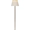 Bild von STAR TRADING LED Solarleuchte Solarlampe Solini, Tageslichtsensor, LED fest integriert, Warmweiß, variable Höhe bis 90cm, weißer Schirm, 15lm, Dämmerungssensor