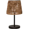 Bild von STAR TRADING LED Solarleuchte Solarlampe Cesta, Tageslichtsensor, LED fest integriert, Warmweiß, Dämmerungssensor, synthetische Rattan-Optik