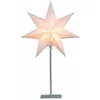 Bild von STAR TRADING LED Stern Star Sensy Tischlampe, 3D Papierstern, Weiß, Metallfuß, H: 55