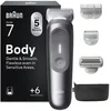 Bild von Braun Haarschneider Body Groomer BG7550, mit Smartlight & SkinGuard, 100 Min Akku, wasserdicht