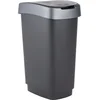Bild von ROTHO Mülleimer Rotho Swingeimer Twist 25 L schwarz silber