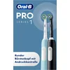 Bild von Oral-B Elektrische Zahnbürste PRO Series 1 Doppelpack, Aufsteckbürsten: 2 St., Drucksensor