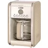 Bild von Ariete Filterkaffeemaschine Vintage 1342, cremefarben, 1,5l Kaffeekanne, Permanentfilter, Startzeit Kaffeezubereitung programmierbar